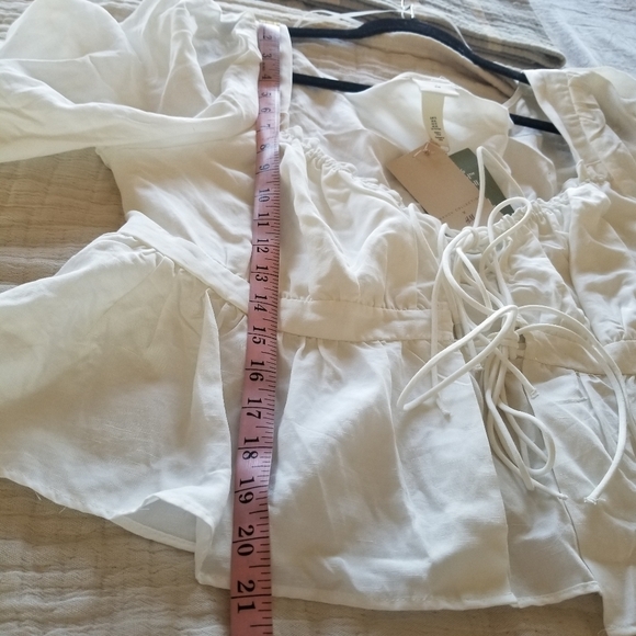 H&M | x Brock Collection White Lyocell Blend Blouse - Picture 10 of 11